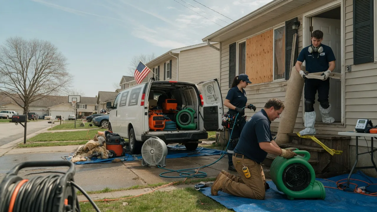 Water Damage Restoration in Pardeeville, WI near me